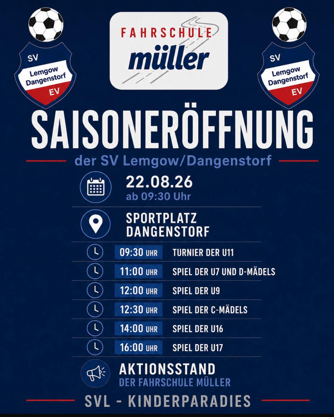 Saisoneröffnung des SV Lemgow-Dangenstorf